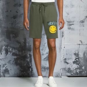 Nirvana Hunter Green Drawstring Shorts Men’s Large Music NWT